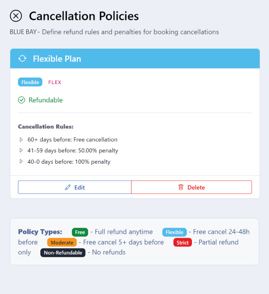 Roomzy Calendar View